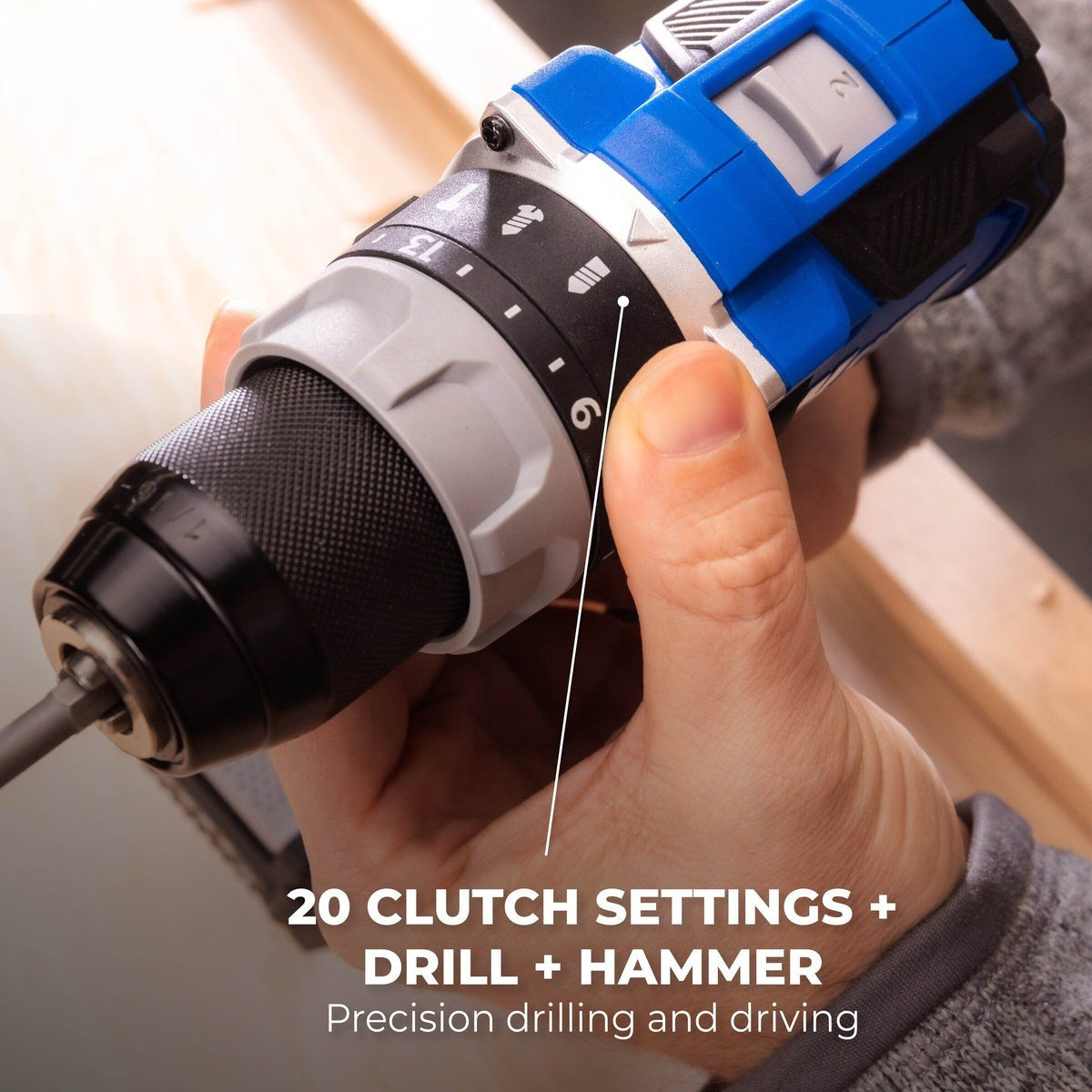 Kreg 20V Ionic Drive 1/2-in. Cordless Compact Hammer Drill, Tool Only (KPTCHD050B)