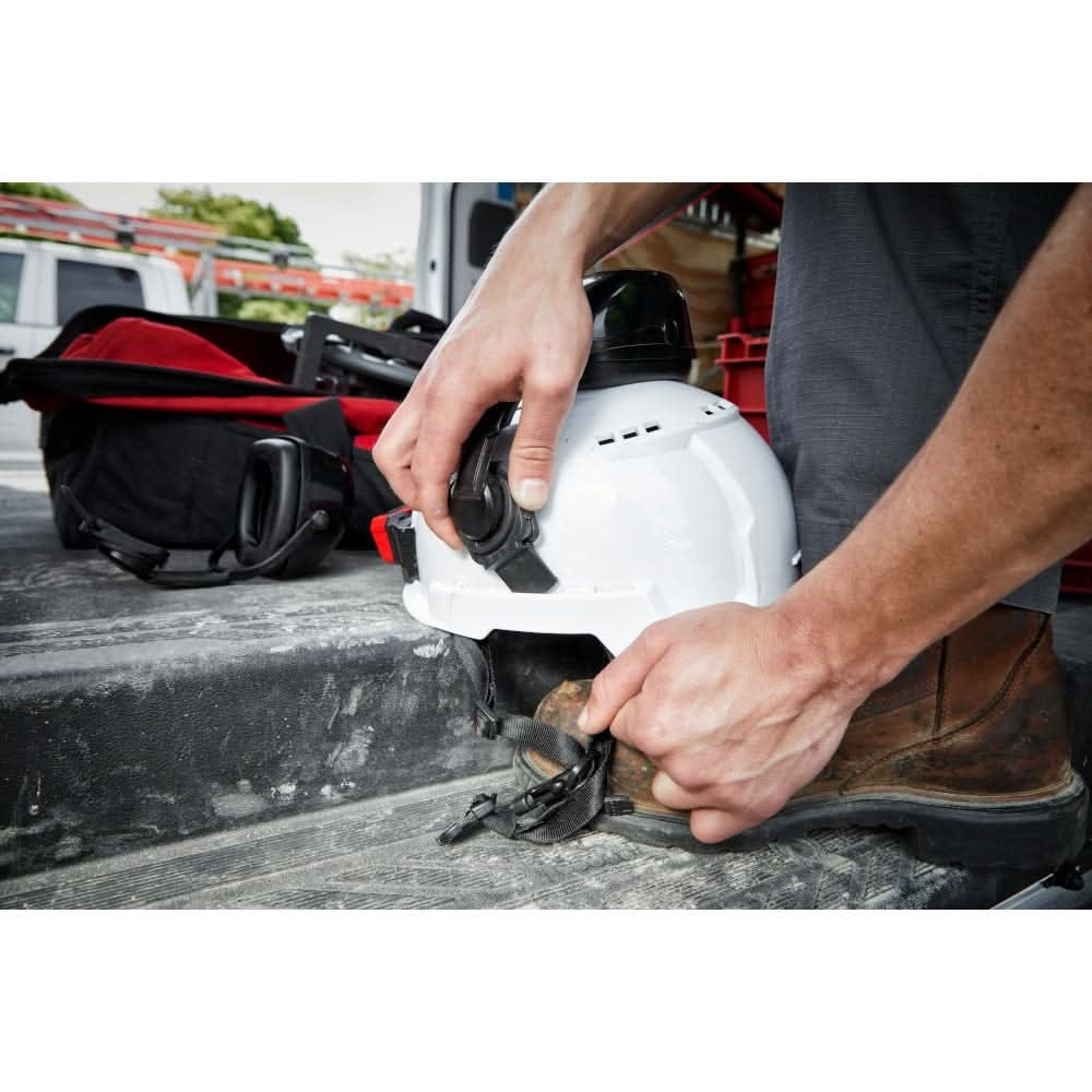 Milwaukee 48-73-1302 Yellow Vented Safety Helmet - Type 2, Class C