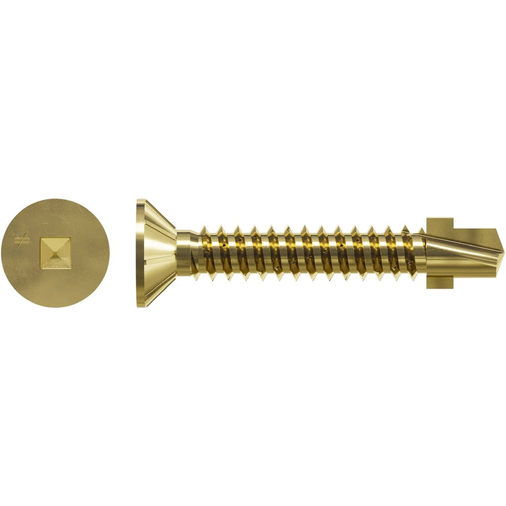 Simpson Strong-Tie TB1440S Strong-Drive TB WOOD-TO-STEEL Screw (Collated), #14 x 1-9/16-in. Yellow Zinc, 1000-Pack
