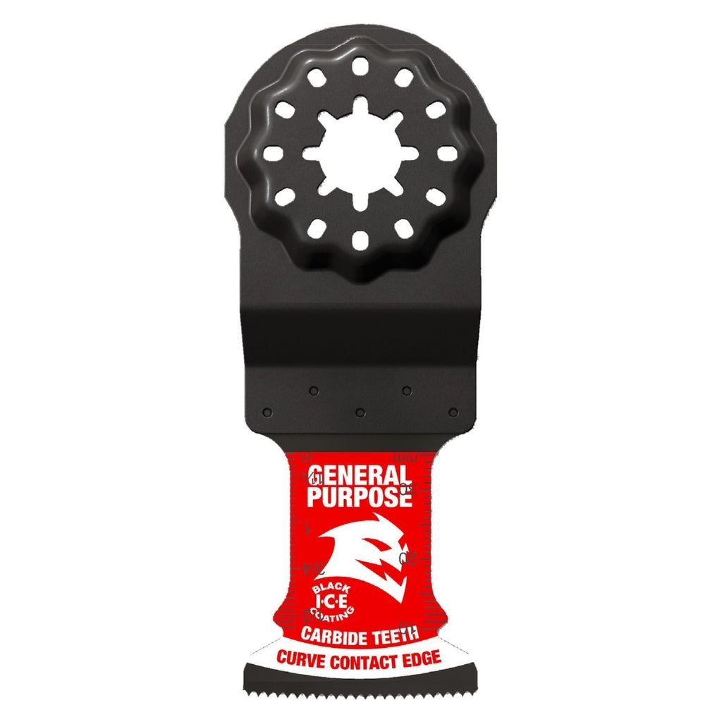 Diablo DOS125CGP10 1-1/4" x 1-1/2" AMPED Demo Demon Starlock Carbide Teeth Oscillating Blade for General Purpose Cuts, 10-Pack