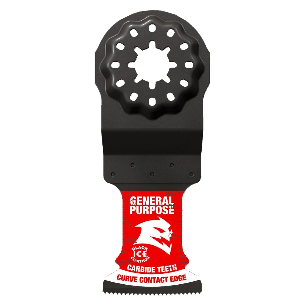 Diablo DOS125CGP10 1-1/4" x 1-1/2" AMPED Demo Demon Starlock Carbide Teeth Oscillating Blade for General Purpose Cuts, 10-Pack