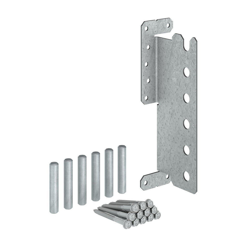 Simpson Strong-Tie CJT6ZS CJTZ 12-Gauge ZMAX Galvanized Concealed Joist Tie with (6) Short Pins
