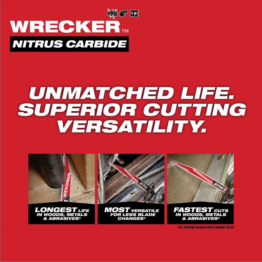 Milwaukee 48-00-5272 9" The WRECKER with NITRUS CARBIDE 1PK