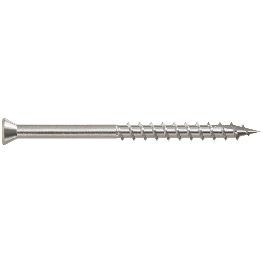Simpson Strong-Tie T07225FT70GR01 Trim-Head Screw, 6-Lobe Drive, #7 x 2-1/4-in. T-15 Type 316, Gray 01, 70-Pack