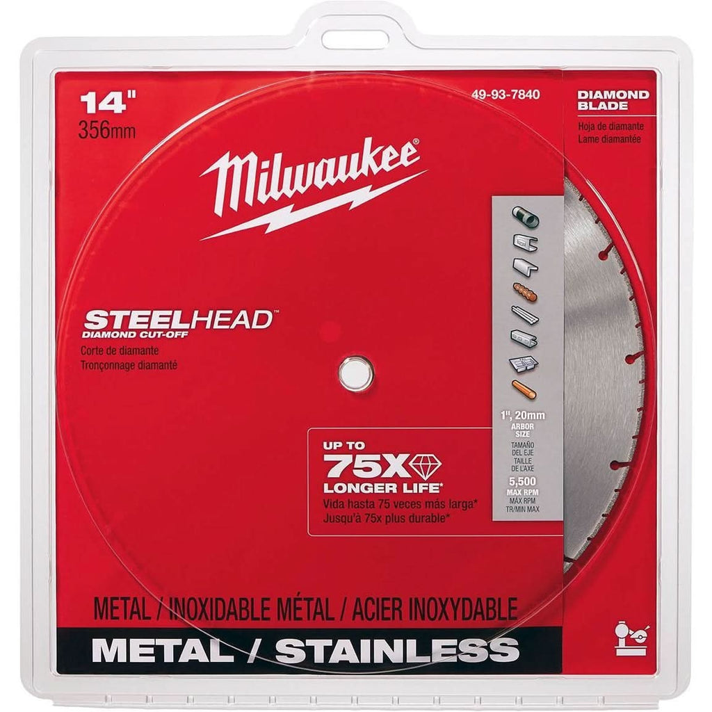 Milwaukee 49-93-7840 14-Inch Steelhead Diamond Cut-Off