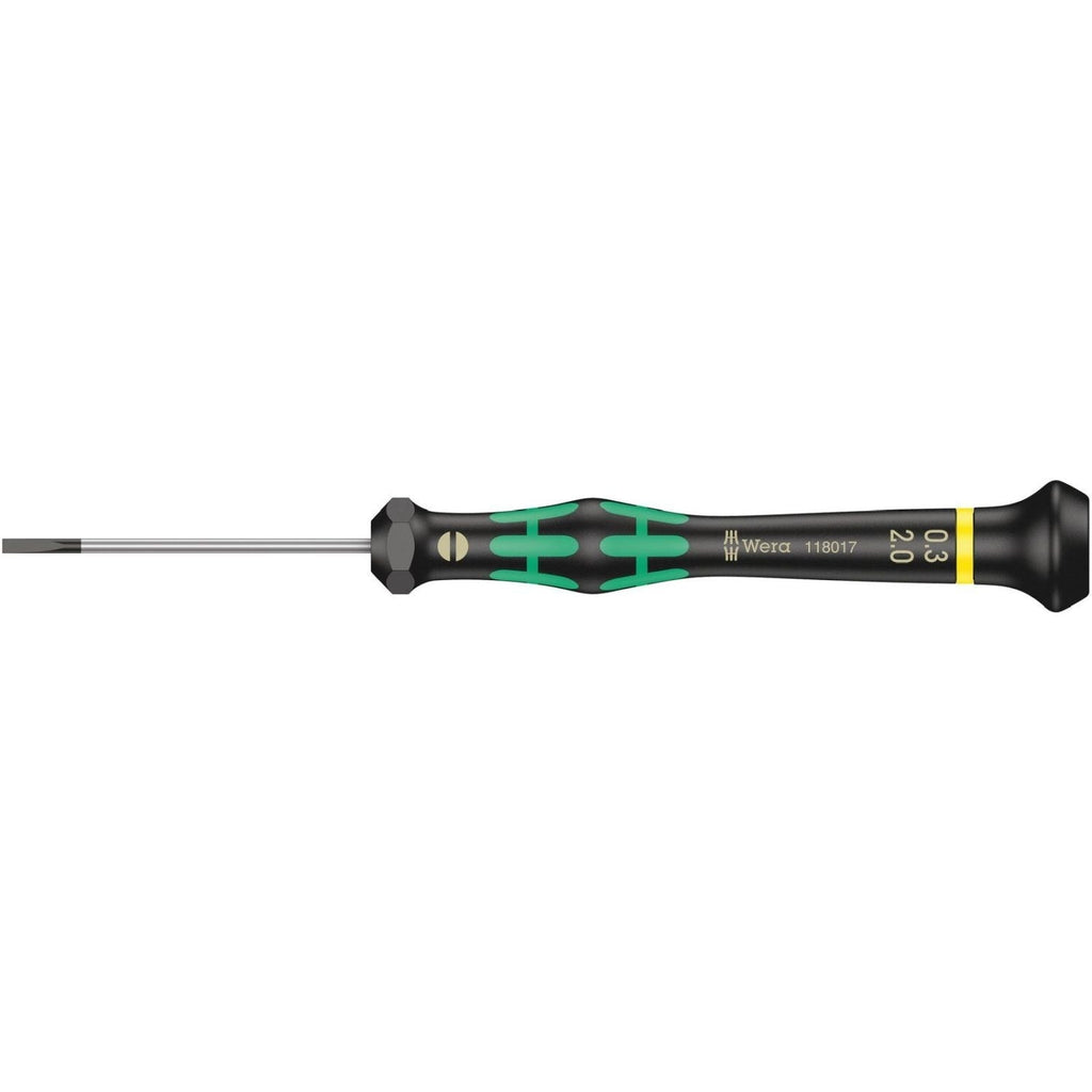 Wera 2035 Screwdriver For Slotted Screws For Electronic Applications, 0.30x2x50-mm.