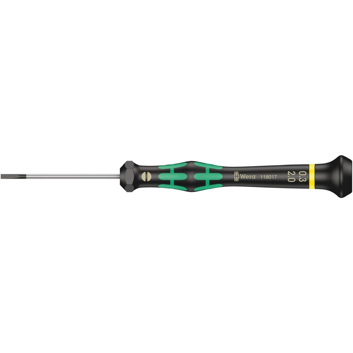 Wera 2035 Screwdriver For Slotted Screws For Electronic Applications, 0.30x2x50-mm.