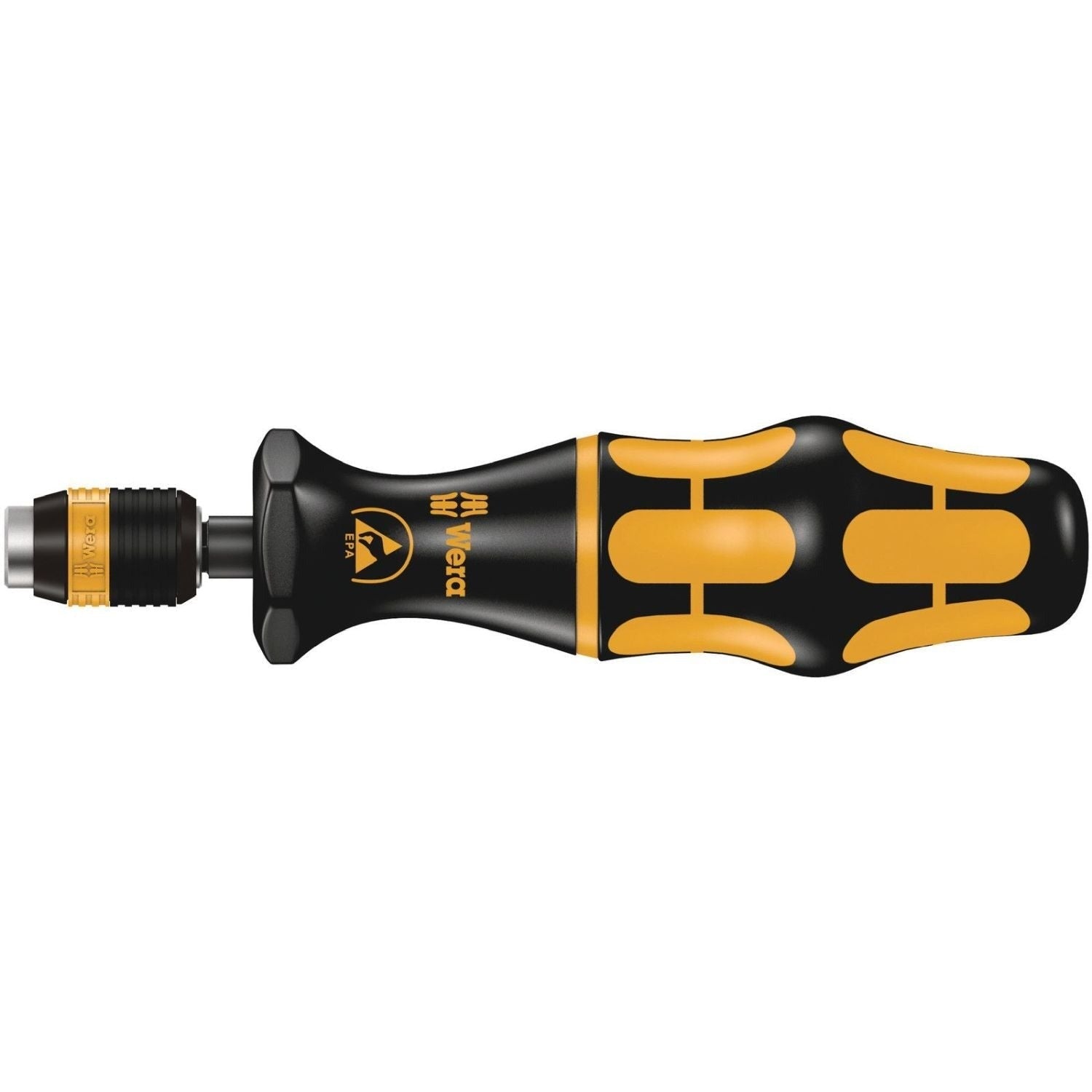 Wera Series 7400 Esd Kraftform Torque Screwdrivers With A Customised Factory Pre-Set Measurement Value, Handle Size 89-mm., 7452 Esdx0.9-1.5 Nm