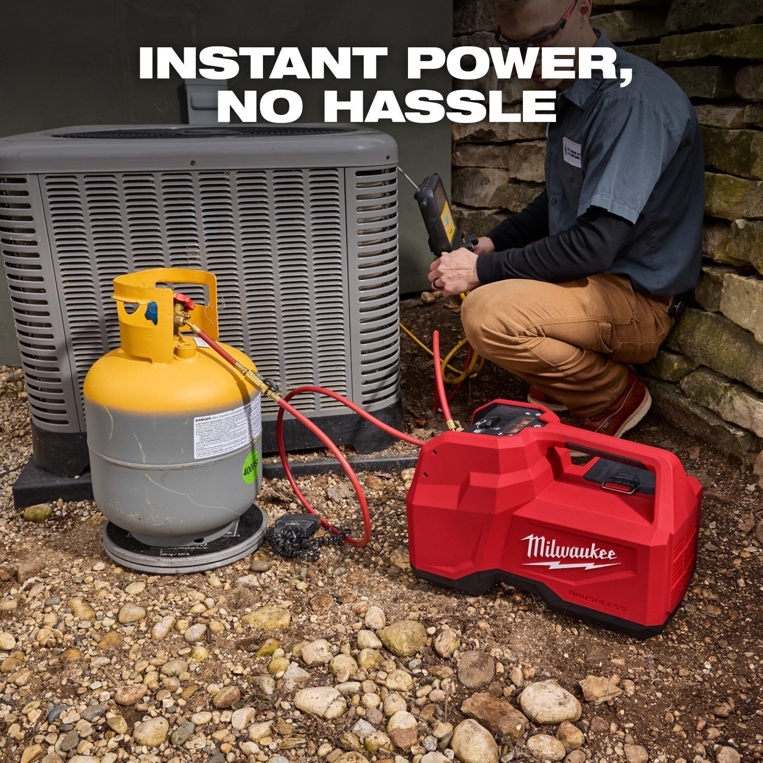 Milwaukee 2938-21 M18 Brushless Refrigerant Recovery Machine