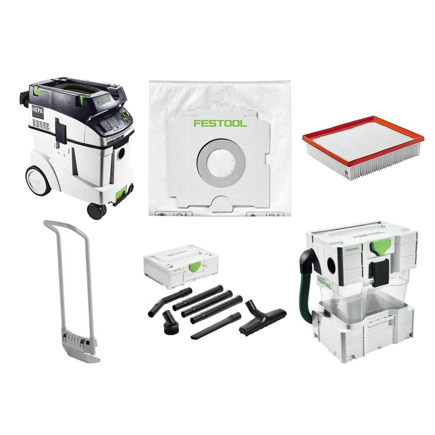 Festool CT 48 EI HEPA Bluetooth Dust Extractor Elite Bundle