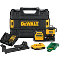 Dewalt DCLE34030G DEWALT 12V / 20V MAX 3x360-Degree Green Laser 2.0Ah Kit