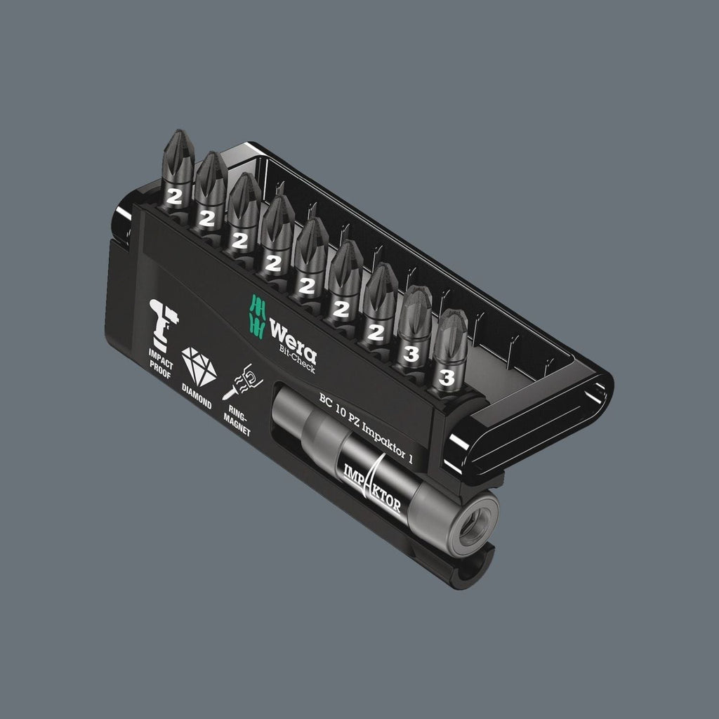 Wera Bit-Check 10 Pz Impaktor 1, 10-Pieces