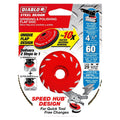 Diablo DCX045060B01F 4-1/2 Inch Steel Demon Flap Disc 60 Grit - with Speed Hub