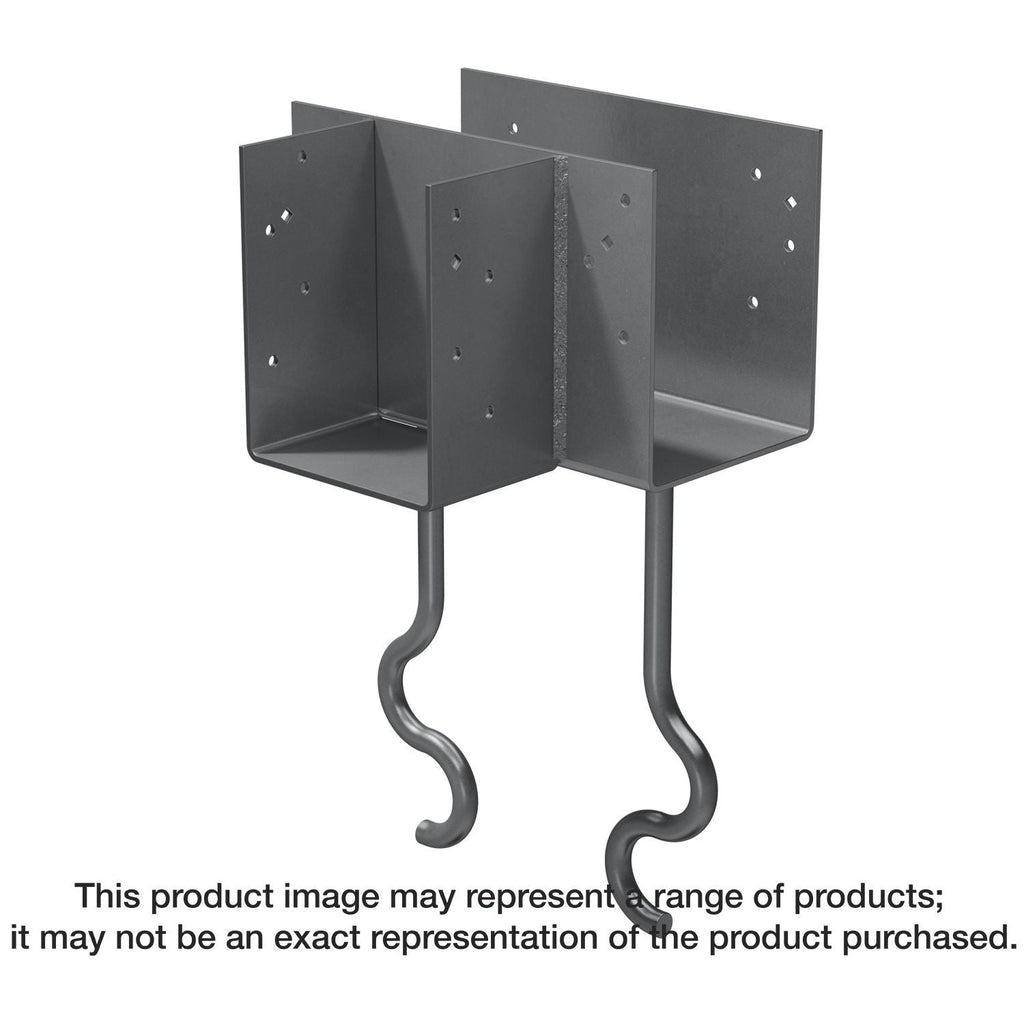 Simpson Strong-Tie CCTQM5.50-SDSG CCTQM 5-1/2-in. T-Shape Column Cap for Masonry w/ SDS Screws