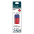 Pica 559-10 Red and Blue Double Sided Pencil, 10-Pack