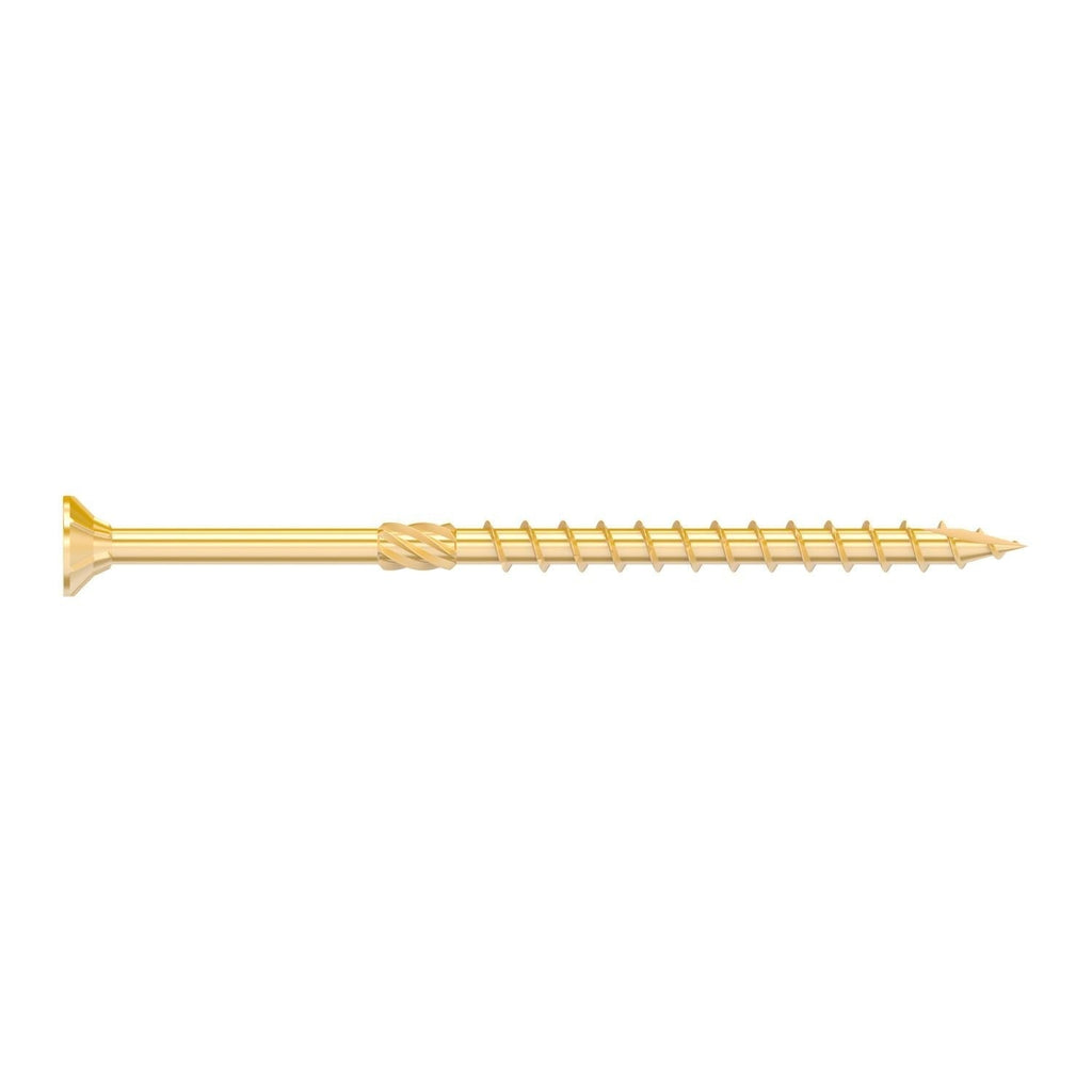 Simpson Strong-Tie SDCP22512 Strong-Drive SDCP TIMBER-CP Screw, 0.315-in. x 5-1/2-in. T40, Yellow Zinc, 250-Pack