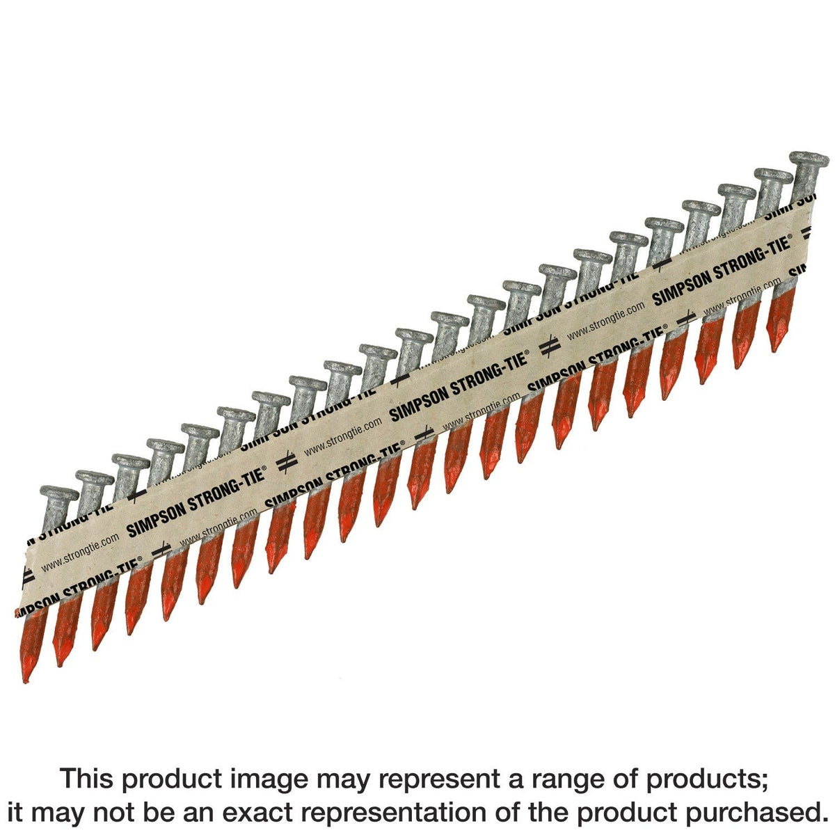 Simpson Strong-Tie 8DHDGPT2500 Strong-Drive 33° SCN SMOOTH-SHANK CONNECTOR Nail, 2-1/2-in. x .131-in. HDG, 2500-Pack