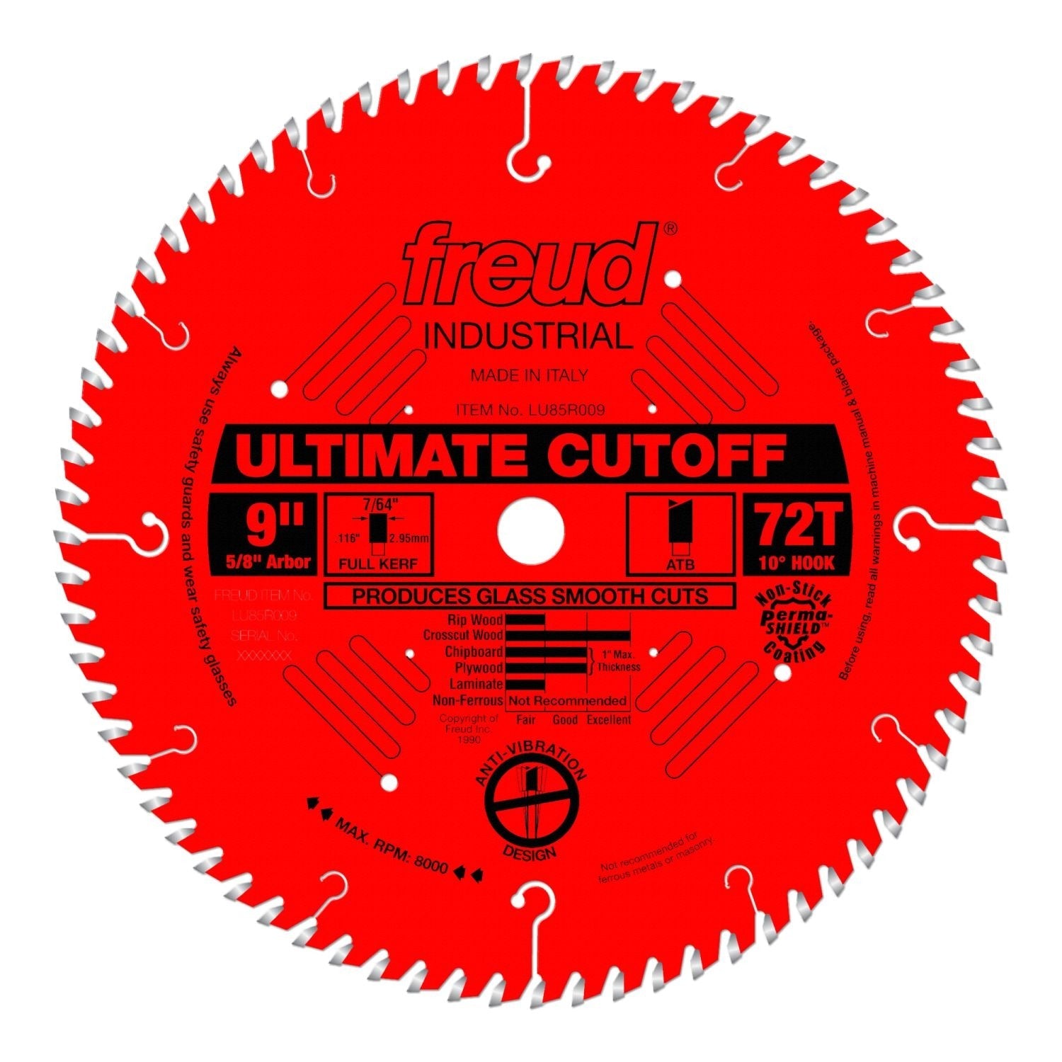 Freud LU85R009 9 in. Ultimate Cut-Off Blade