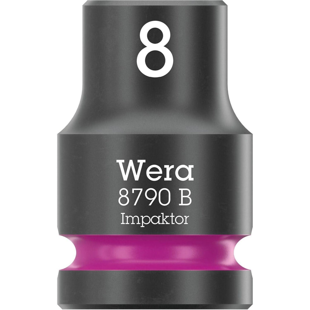 Wera 8790 B Impaktor Socket With 3/8-in. Drive, 8x30-mm.