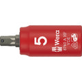 Wera 8740 A VDE Hf Zyklop Bit Socket, Insulated, With 1/4-in. Drive, With Holding Function For Hexagonal Socket Screws, 5x45-mm.