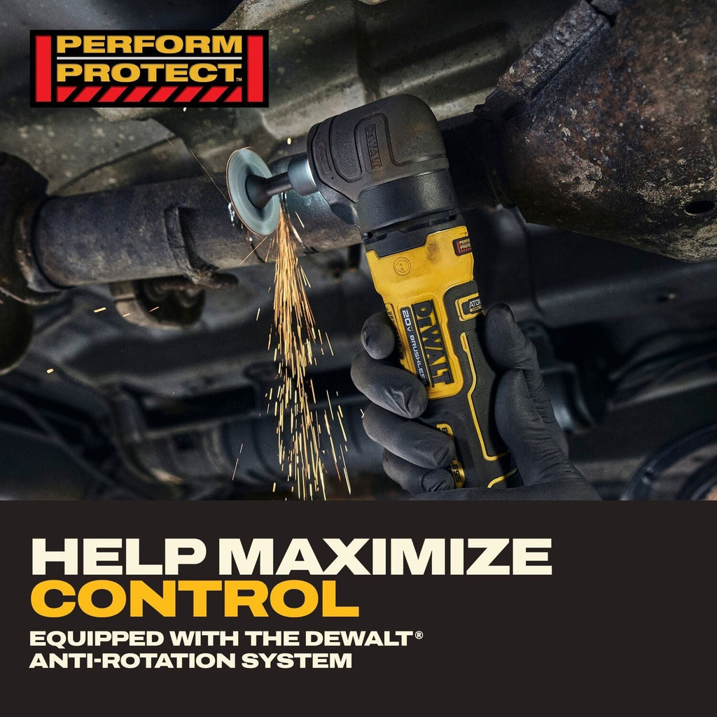 DeWALT DCG422B 20V MAX ATOMIC Right Angle Die Grinder 3.5Ah POWERSTACK Kit