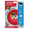 Diablo DCC045040N01F 4-1/2-in. 40-Grit Steel Demon Corner-Edge Flap Disc for Metal