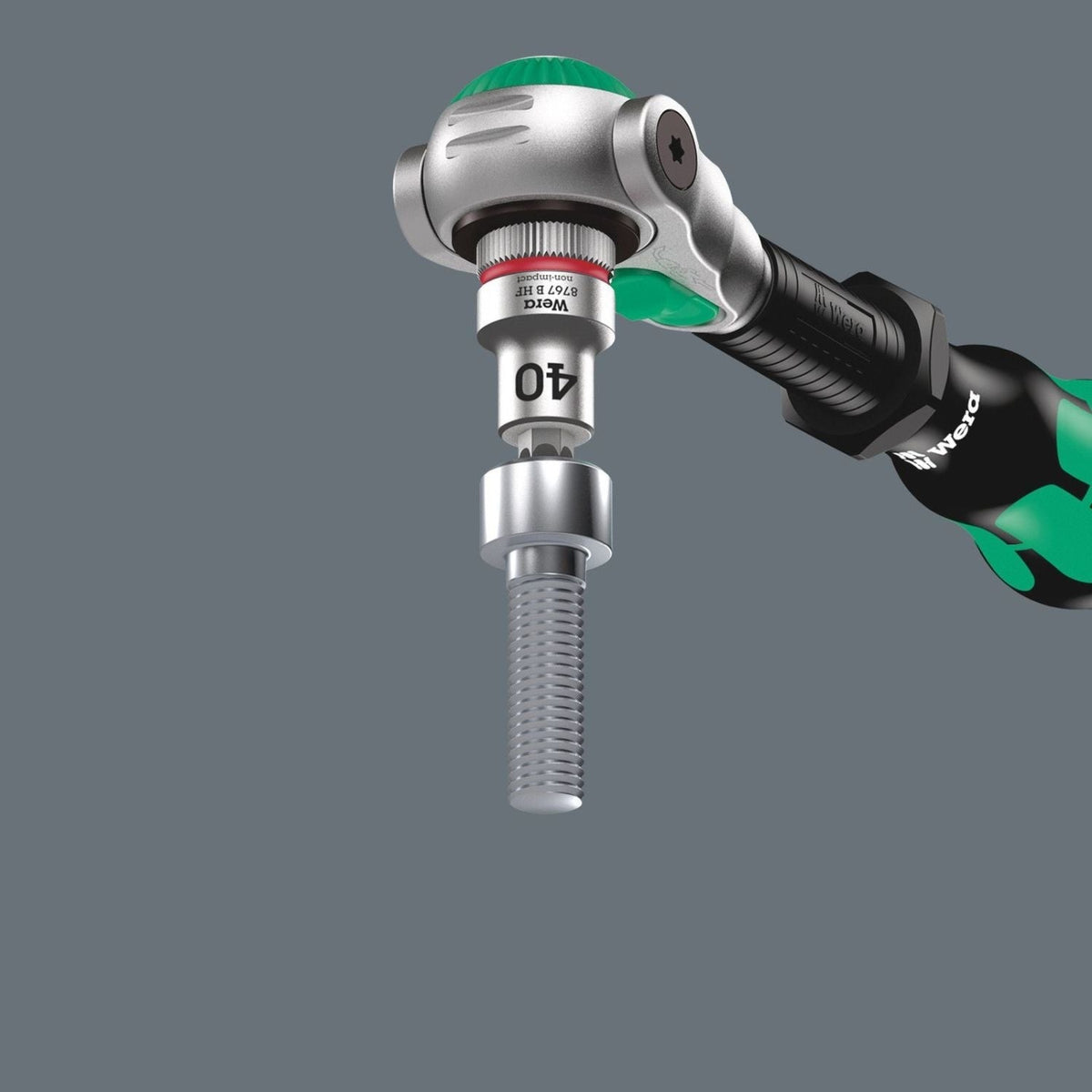 Wera 8767 B Hf Torx Zyklop Bit Socket With Holding Function, 3/8-in. Drive, Torx 20x35-mm.