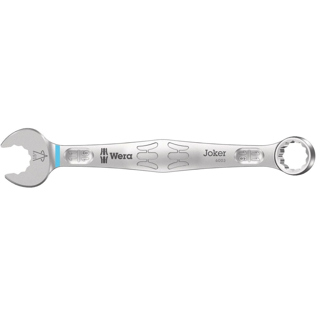 Wera 6003 Joker Combination Wrench, Imperial, 11/16-in.x210-mm.