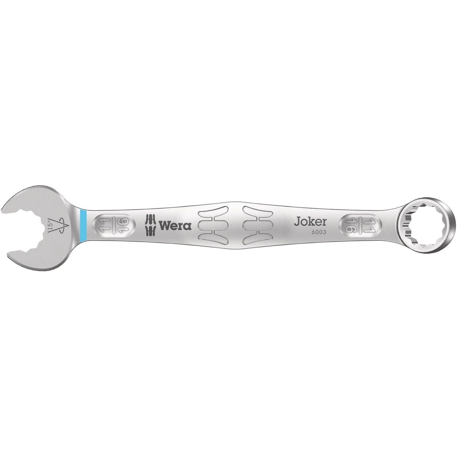 Wera 6003 Joker Combination Wrench, Imperial, 11/16-in.x210-mm.