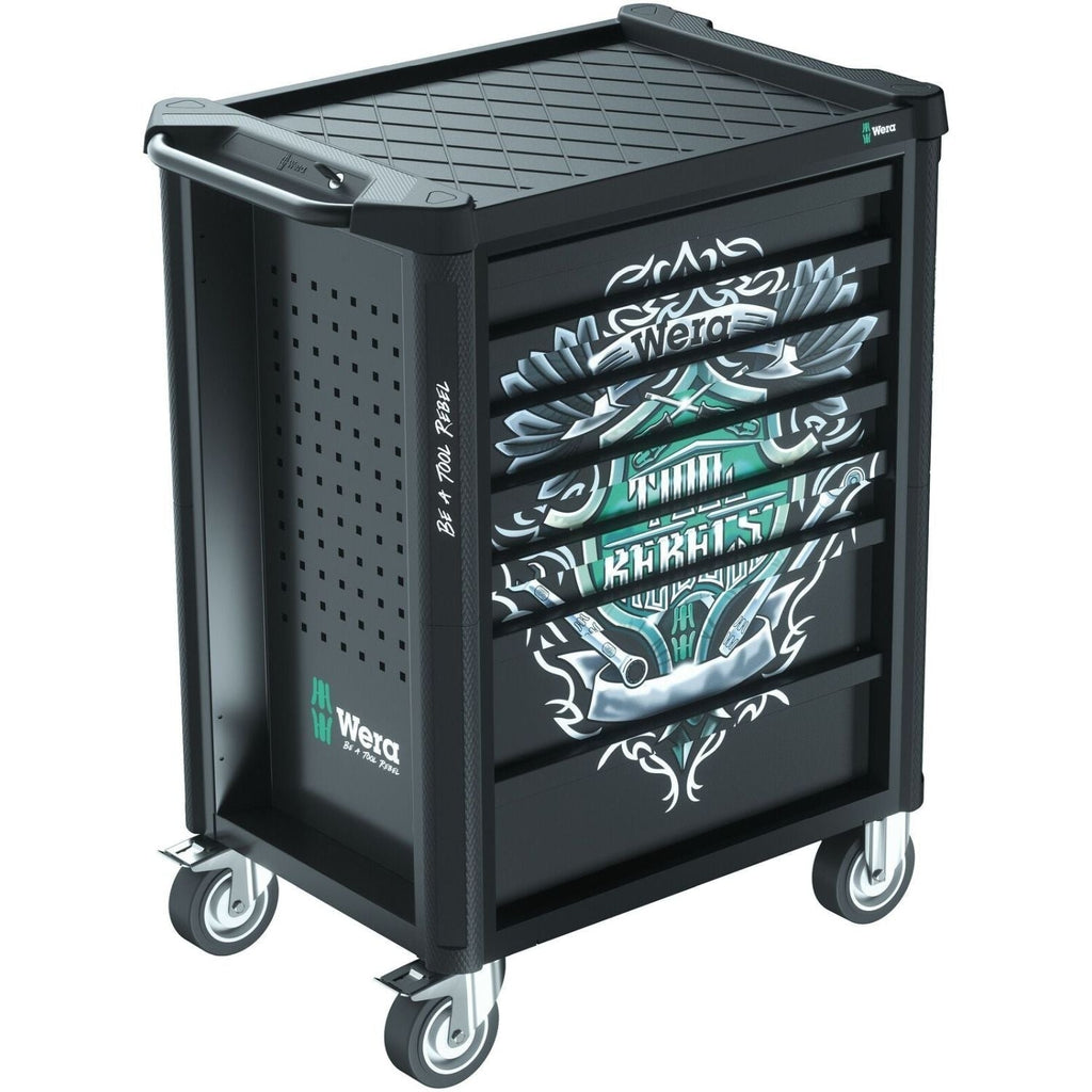 Wera 9700 Tool Rebel Roller Cabinet 1, 94-Pieces