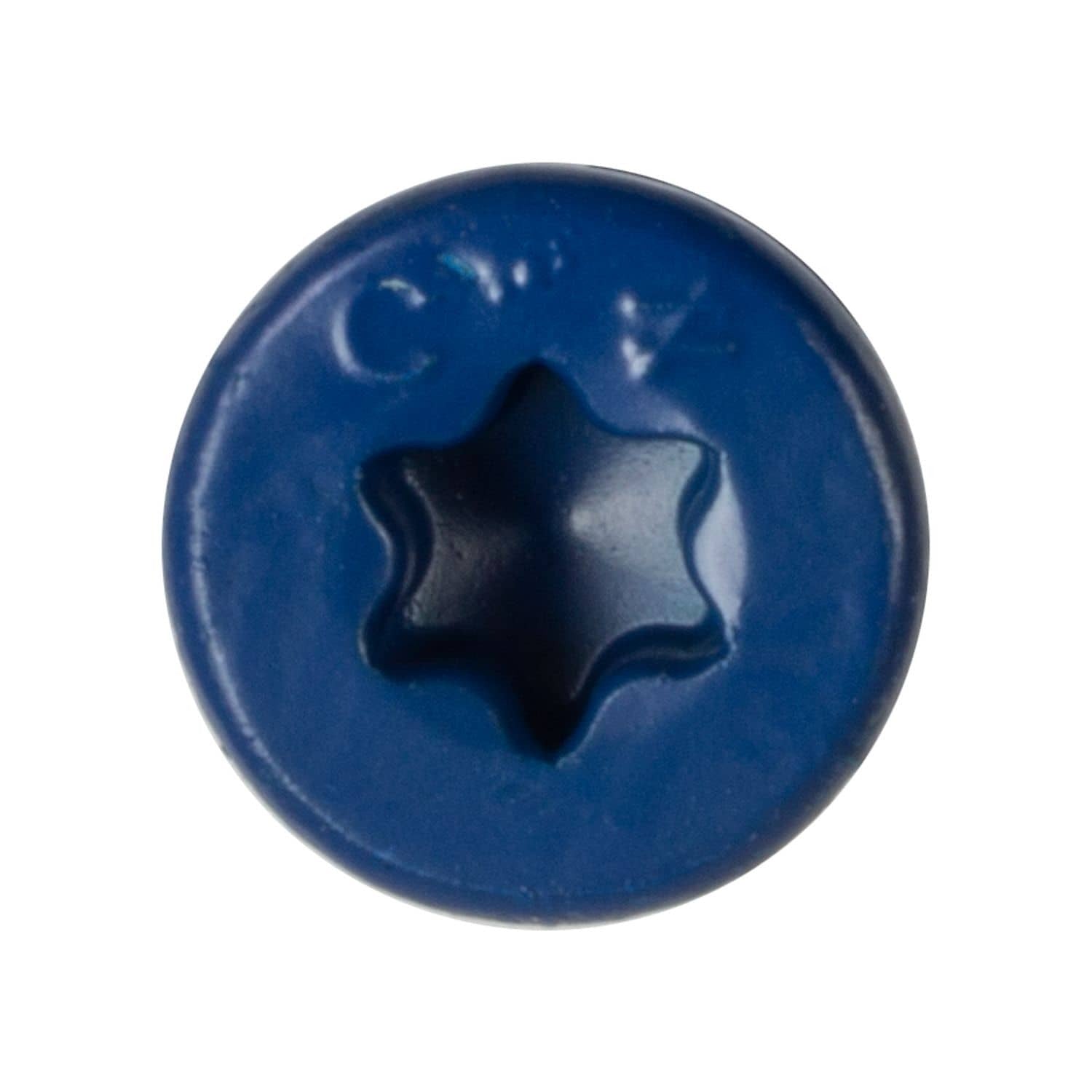 Simpson Strong-Tie TNT18234TF Titen Turbo, 3/16-in. x 2-3/4-in. 6-Lobe Flat-Head Concrete and Masonry Screw, Blue, 100-Pack