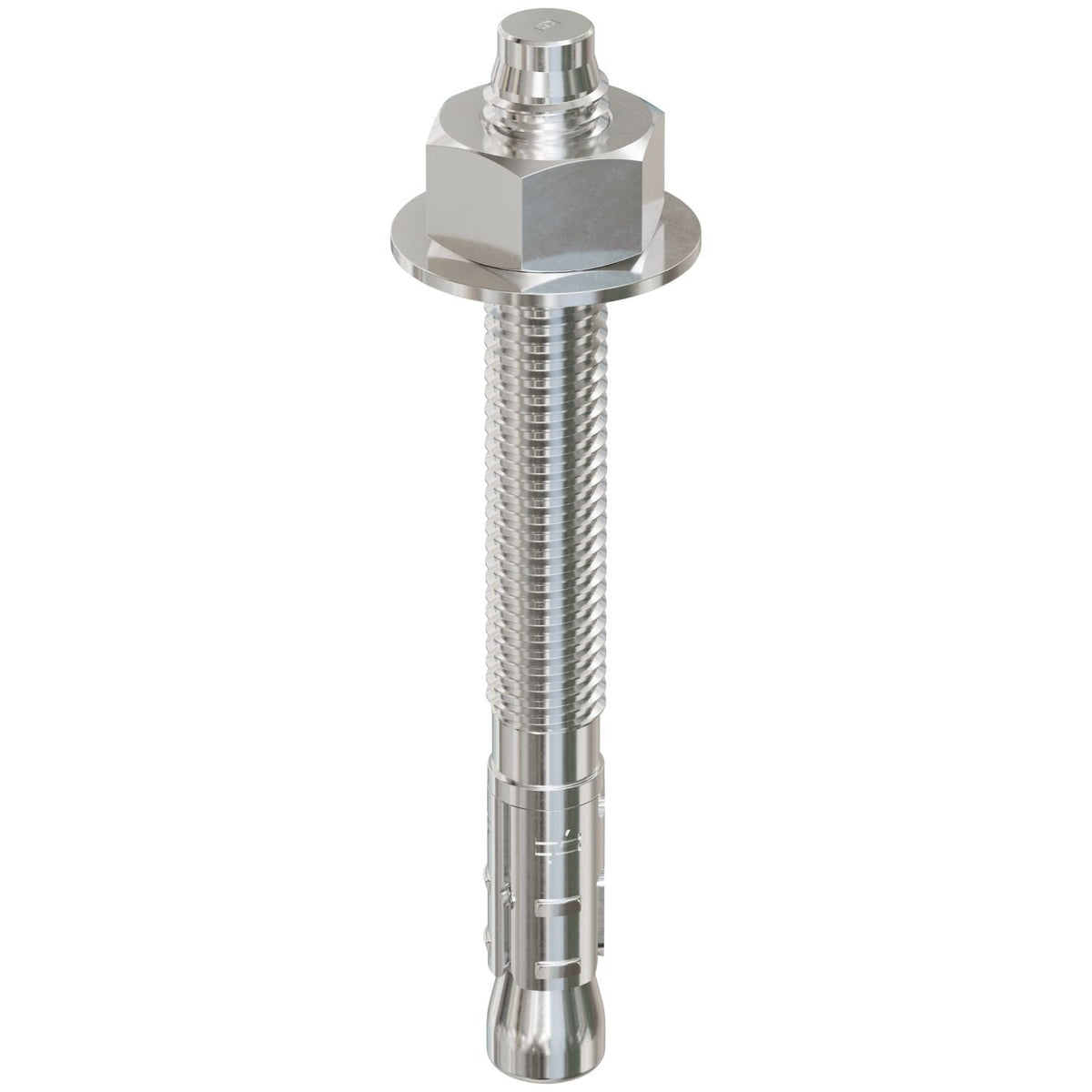 Simpson Strong-Tie STB2-50434S4F25 Strong-Bolt 2, 1/2-in. x 4-3/4-in. Type 304 Stainless-Steel Wedge Anchor, Fully Assembled, 25-Pack