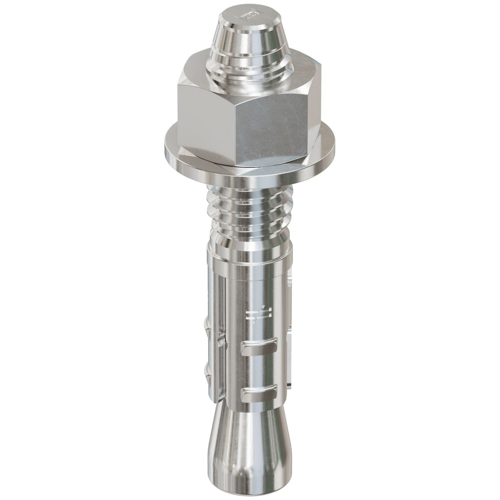 Simpson Strong-Tie STB2-372146SSR50 Strong-Bolt 2, 3/8-in. x 2-1/4-in. Type 316 Stainless-Steel Wedge Anchor, 50-Pack