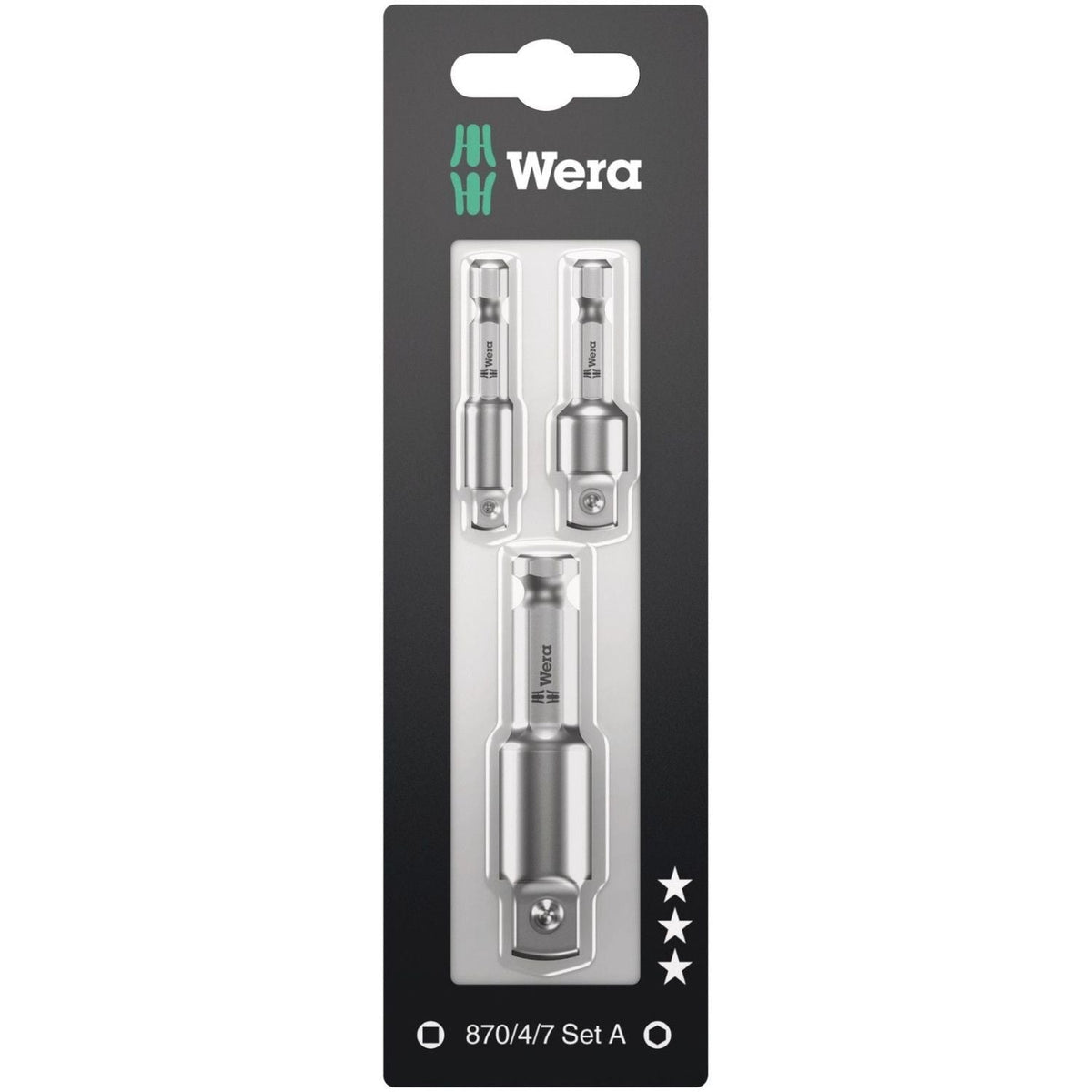 Wera 870/4/7 Set A SB, 3-Pieces