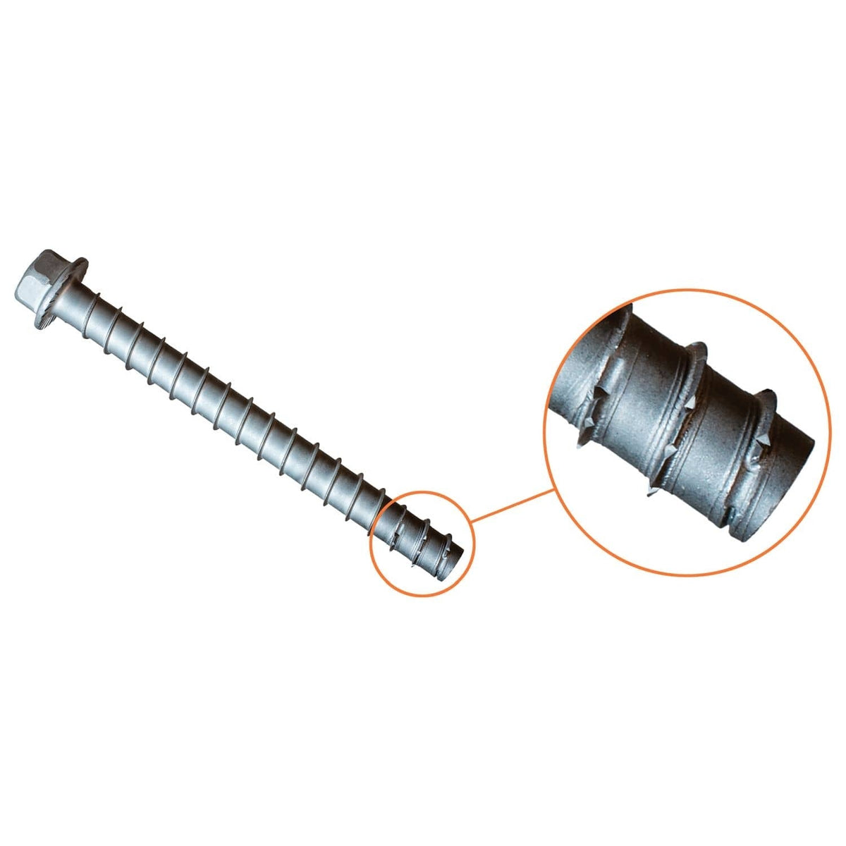 Simpson Strong-Tie THDC25400H6SS Titen HD 1/4-in. x 4-in. Type 316 Stainless-Steel Heavy-Duty Screw Anchor, 50-Pack
