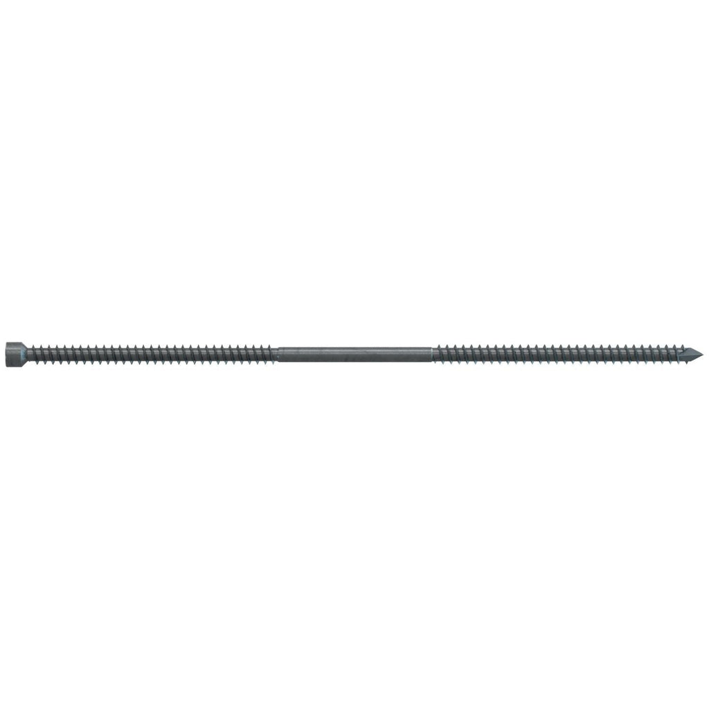 Simpson Strong-Tie SWD221034DBB-R30 Strong Drive SWD Double-Threaded Screw, 0.235-in. x 10-3/4-in. T40, Black, 30-Pack