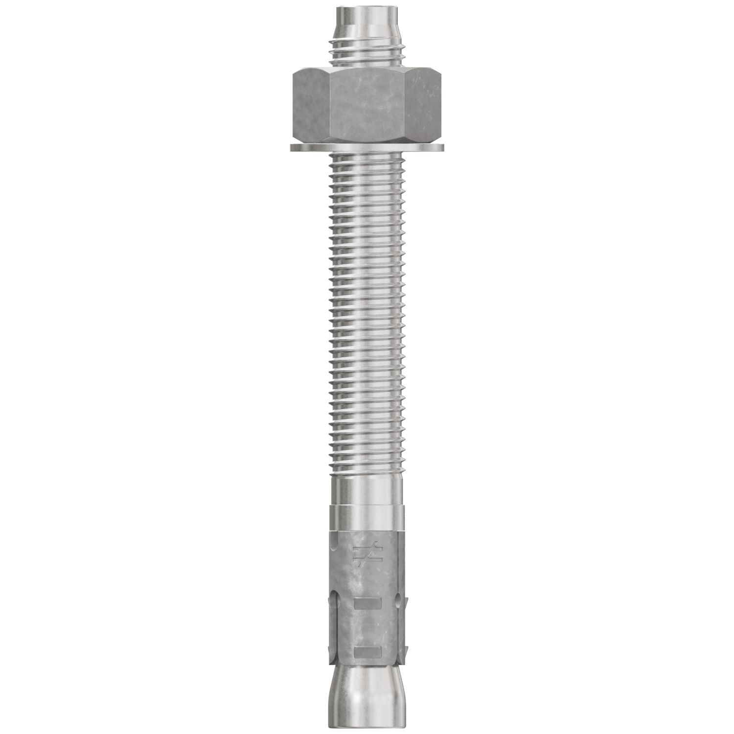 Simpson Strong-Tie STB2-75700S6F10 Strong-Bolt 2, 3/4-in. x 7-in. Type 316 Stainless-Steel Wedge Anchor, Fully Assembled, 10-Pack
