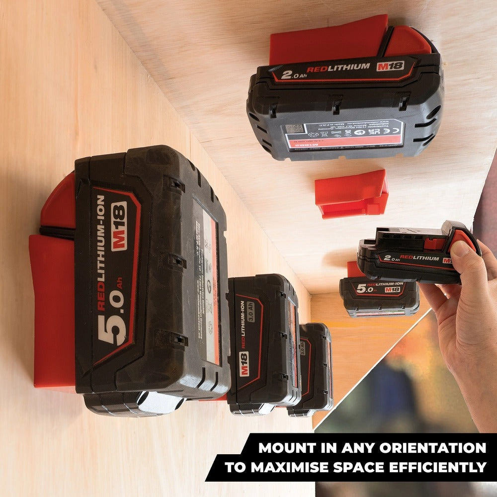 StealthMounts Battery Mounts for Milwaukee M18