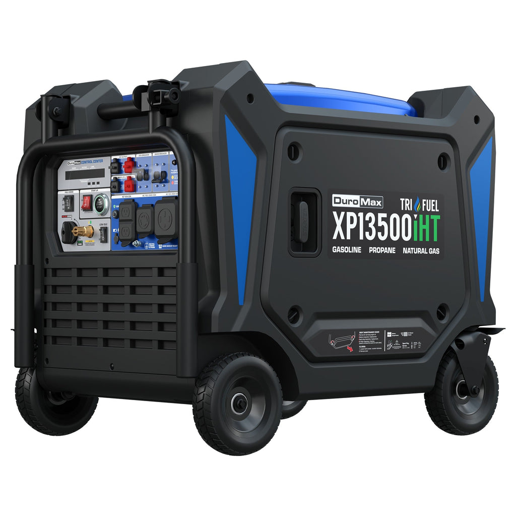 DuroMax XP13500iHT 13,500-Watt 550cc Tri-Fuel Portable Inverter Generator with CO Alert (XP13500iHT)