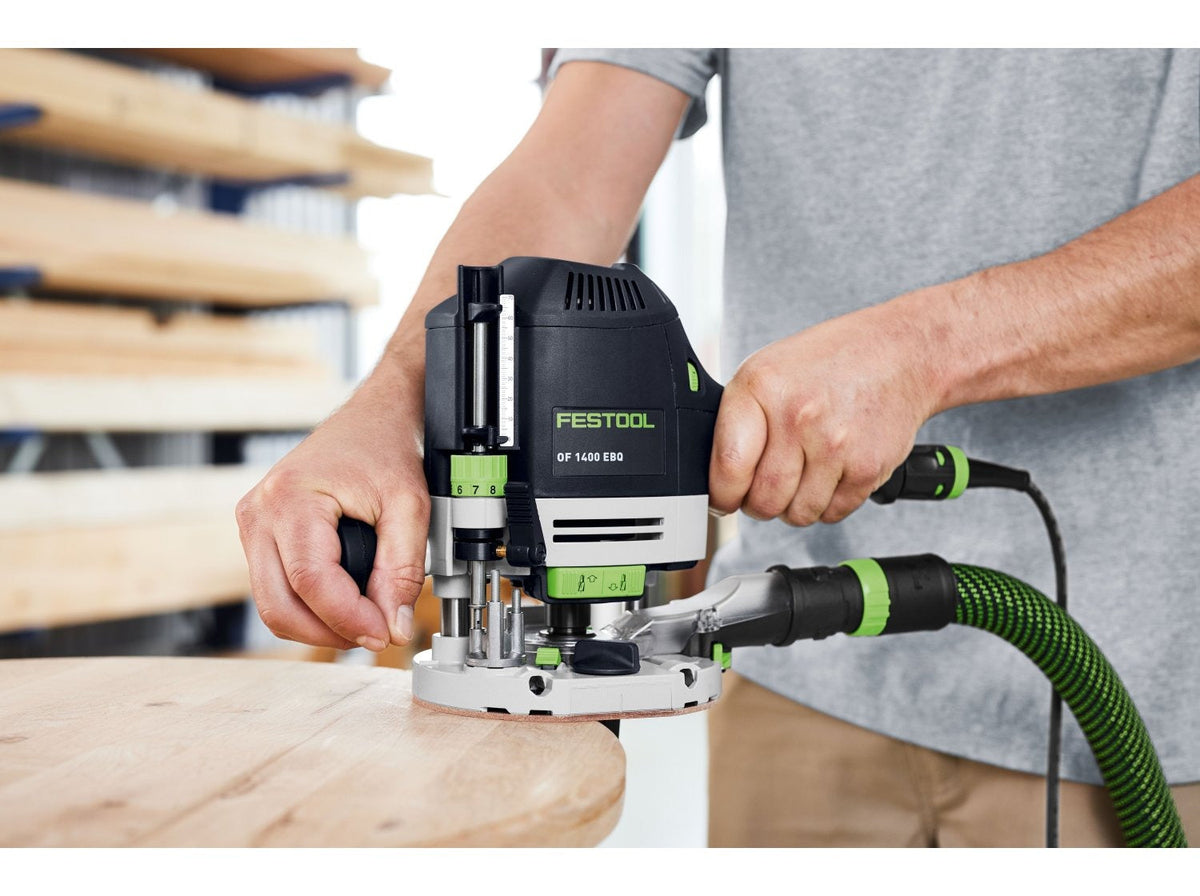 Festool OF 1400 EBQ-Plus Corded Plunge Router with LED Light in Systainer (578951)