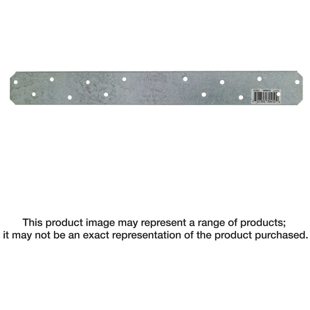 Simpson Strong-Tie HRS12 HRS 12-in. 12-Gauge Galvanized Heavy Strap Tie