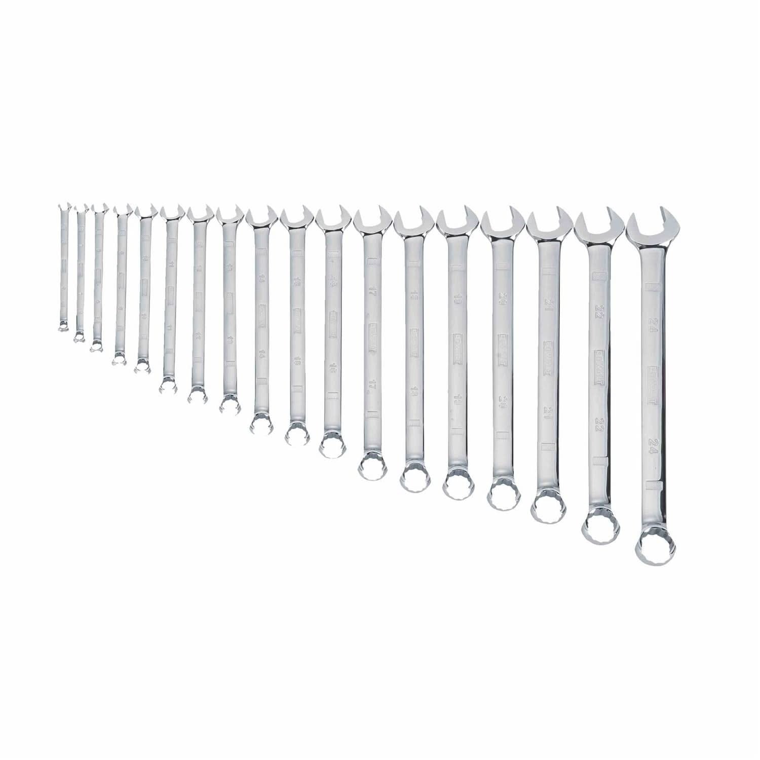 Dewalt DWMT19237 18 Piece Combination Metric Wrench Set