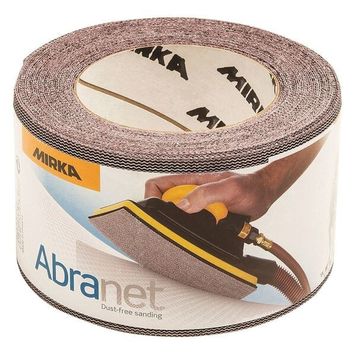 Mirka Abranet P320 4-1/2-in. x 82-ft. Mesh Grip Sanding Roll for Dust-Free Sanding (9A-125-320)