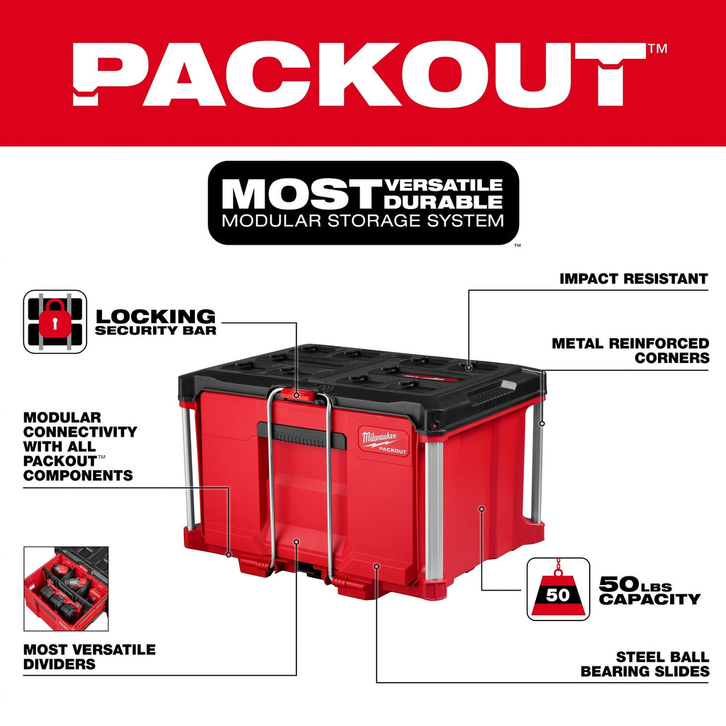Milwaukee PACKOUT Single Drawer Tool Box (48-22-8441)