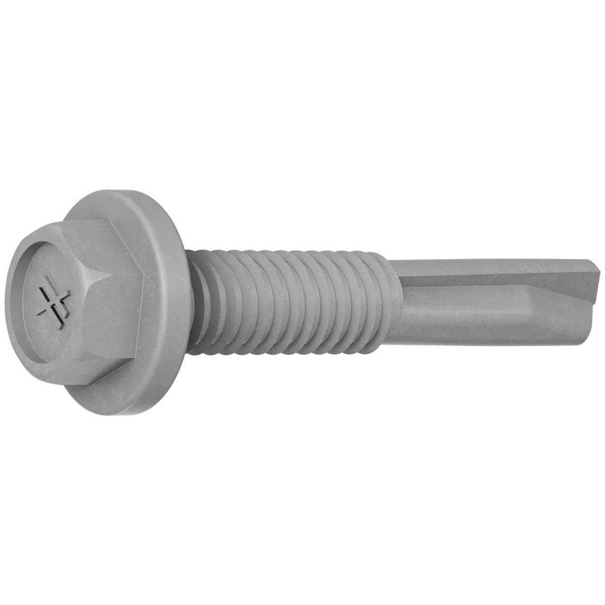 Simpson Strong-Tie XMQ114S1224 Strong-Drive XM MEDIUM-HEAD METAL Screw (Collated), #12 x 1-1/4-in. 5/16 Hex, 1500-Pack