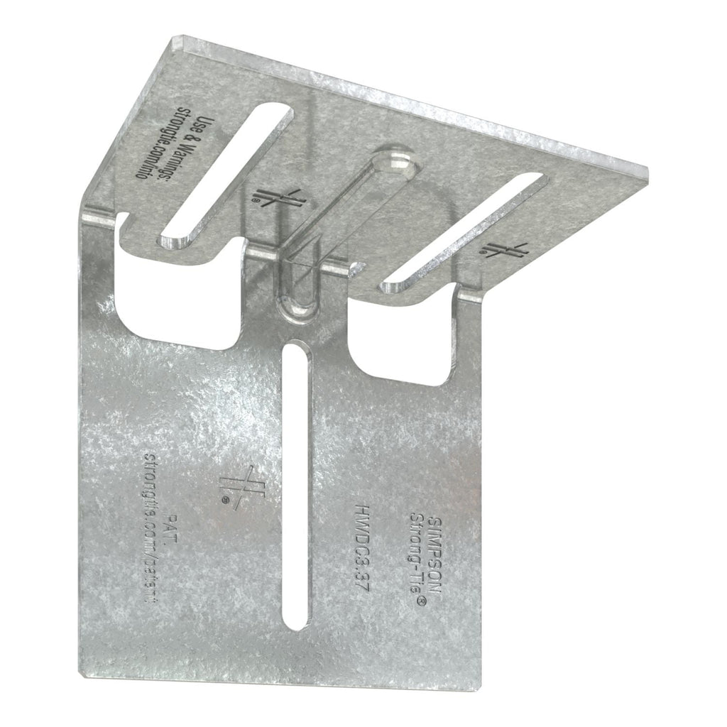 Simpson Strong-Tie HWDC3.37-KT25 HWDC 3-3/8-in. Head-of-Wall Drift-Clip Connector, 25-Pack