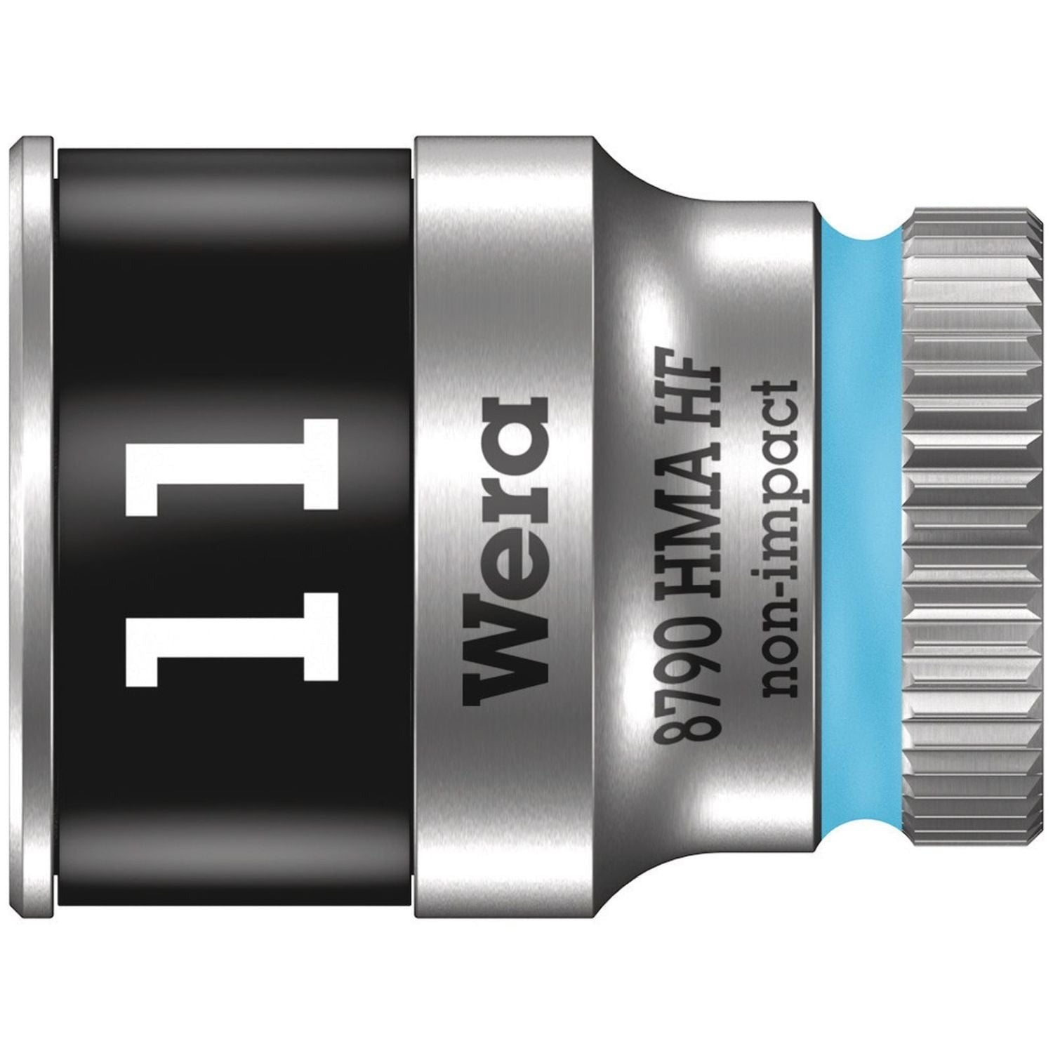 Wera 8790 Hma Hf Zyklop Socket With 1/4-in. Drive With Holding Function, 11x23-mm.