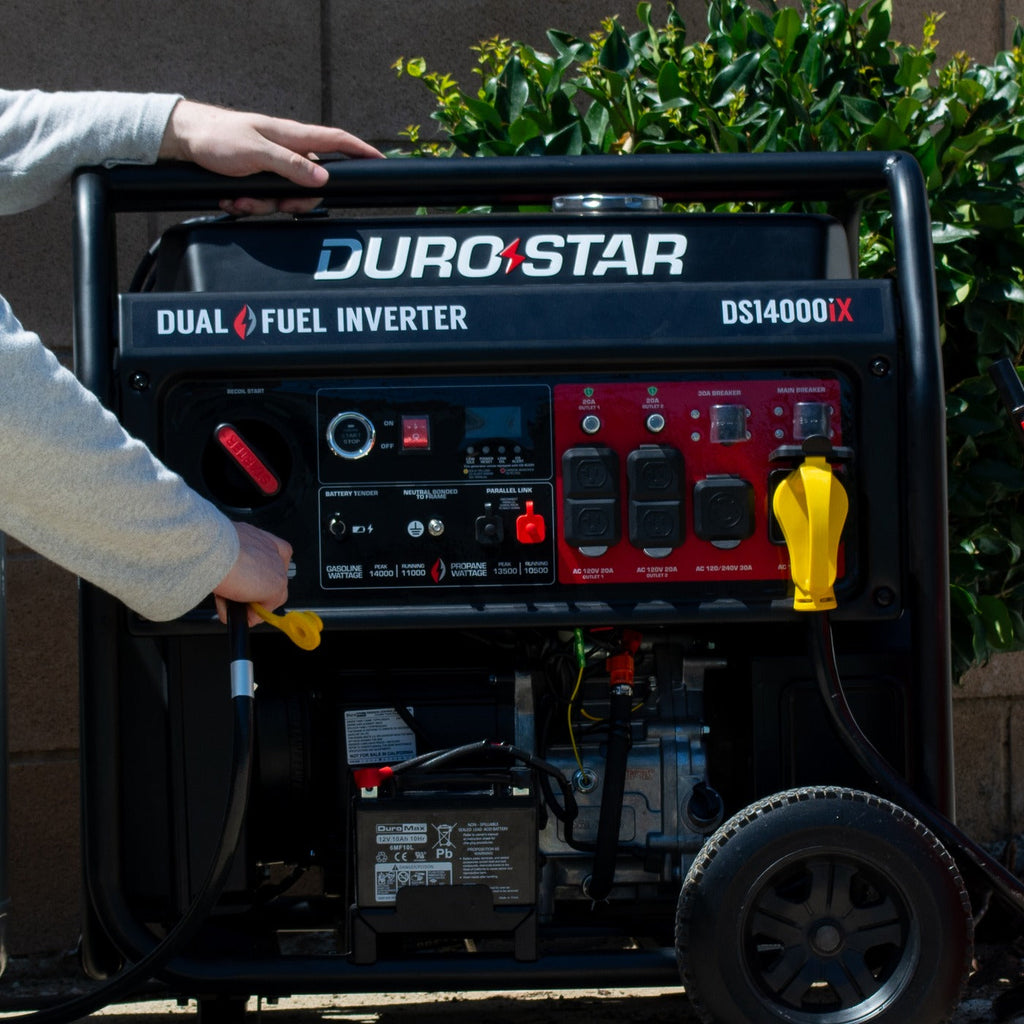 DuroStar DS14000iX 14,000 Watt Dual Fuel Open Frame Digital Inverter Generator