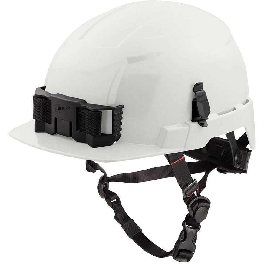 Milwaukee 48-73-1321 White Front Brim Safety Helmet - Type 2, Class E