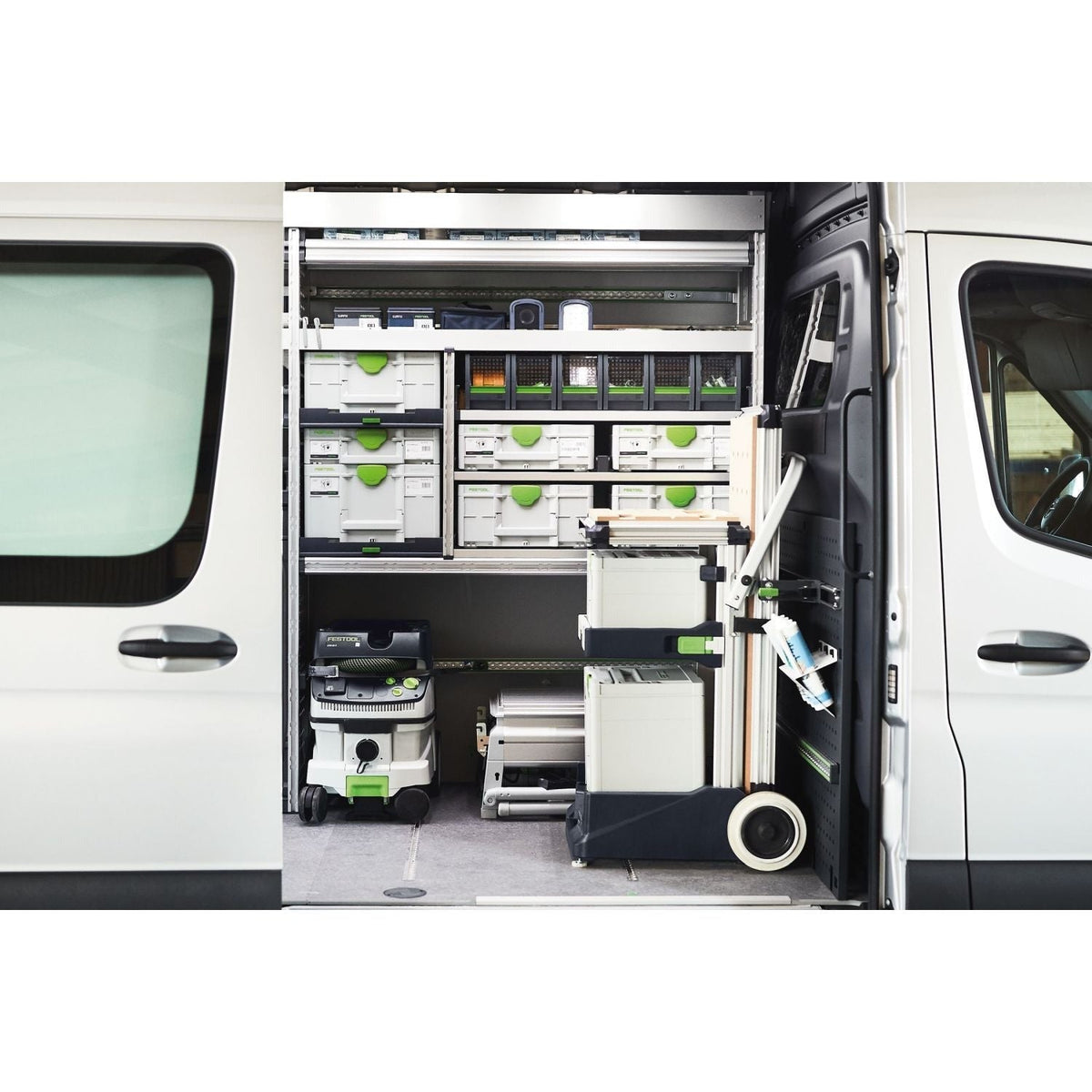 Festool 18V Energy Systainer Set w/ (4) TBX 8.0Ah Batteries + (2) SCA 16 Chargers (578947)